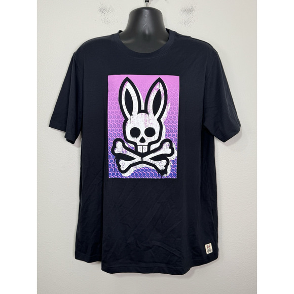 Psycho Bunny Rawson T-Shirt Short Sleeve Graphic Crew Neck, 7/ XL-2XL - Picture 1 of 16